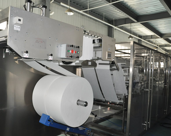 WT-CF4 CROSS FOLD WIPES PRODUCTION LINE