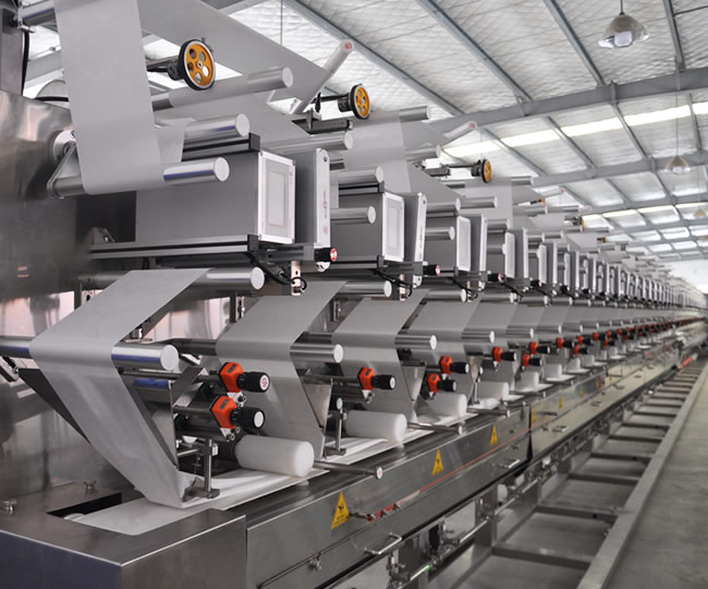 WT-IF20/40/60HS HIGH SPEED BABY WIPES PRODUCTION LINE